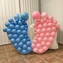 Mosaic Frame Shape Baby Feet