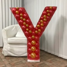 Mosaic Frame Letter Y Shape