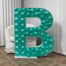 Mosaic Frame Letter B Shape