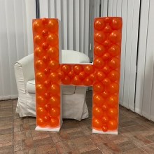 Mosaic Frame Letter H Shape