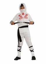 Ninja White Child Large