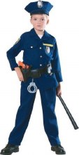 Police Officer Dlx Child Lg