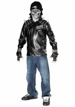 Metal Skull Biker Child Large