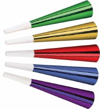 Horn Foil 9in Asst SOLD INDIVIDUALLY