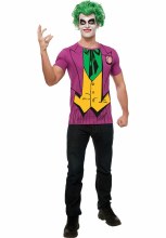 Joker Shirt w/ Wig Lg