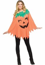 Happy Pumpkin Poncho One Size