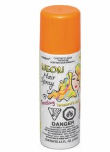 Hair Spray Orange Neon