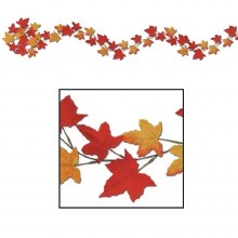 6ft. Fabric Autumn Leaf Garland