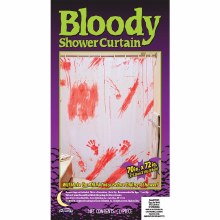 Bloody Shower Curtain