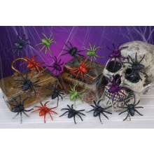 Spiders Glitter Asst 6pk