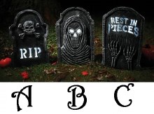Tombstone 22" LED Asst w/ Strobe