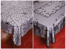 Halloween Lace Tablecloth Asst
