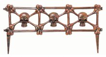 Fence Skull Rust 3pk