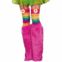 Boot Covers Furry Pink