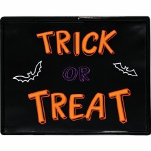 Halloween Battery Powered Neon Sign ~ Trick Or Treat