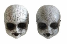 Doll Head Creepy Cracked Asst