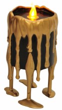 Candle Dripping Float Gold Sm