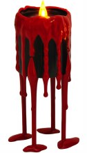 Candle Dripping Float Red Lg