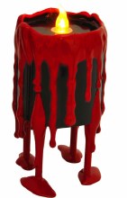 Candle Dripping Float Red Sm