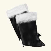 Boot Tops w/ Fur Trim