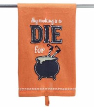 Halloween Tea Towel To Die For