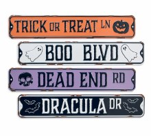 Halloween Road Signs Asst.