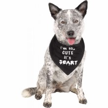 Pet Bandana Cute Scary L/XL