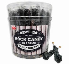 Rock Candy Sticks Black