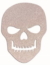 Stickers Skull Slv Glitter