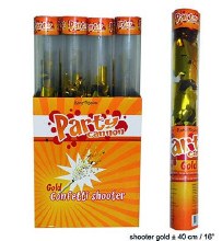 Confetti Cannon Gold Transpare