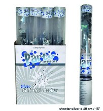 Confetti Cannon Silver Transpa
