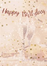 Banner Happy Birthday Rose Gld