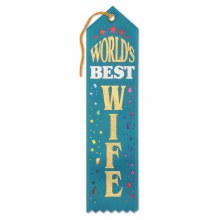 Worlds Best Wife Award Ribbon