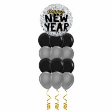 Balloon Bouquet, Floating Column w/ Disco Topper