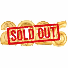 2026 40" Jumbo Helium Number Bundle • Gold