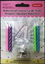 Candle w/ Flashing Holder #4