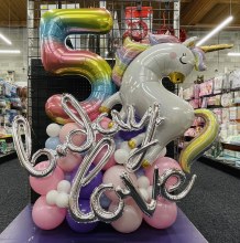 Balloon Marquee • Unicorn B-Day Love