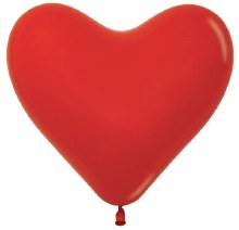 BllnBag 11" Heart Shape Red