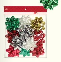 Bows 12 Peel and Stick Xmas