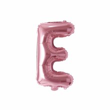 Mini 16in. Air-Fill Only Letter Mylar Balloon • Rose Gold E