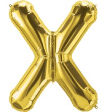 Jumbo 34in. Helium Letter Mylar • Gold X