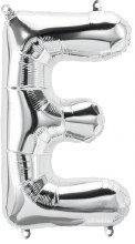 Jumbo 34in. Helium Letter Mylar • SILVER E