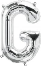 Jumbo 34in. Helium Letter Mylar • SILVER G