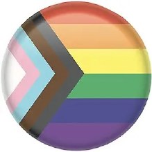 Pride Flag Button