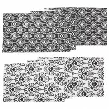 Tablerunner B/W Skull Asst