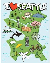 Card I Heart Seattle