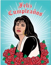 Feliz Cumpleanos Selena Card