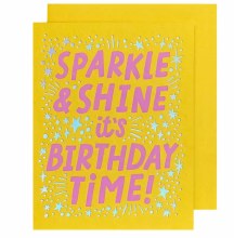 Card Sparkle and Shine BDay