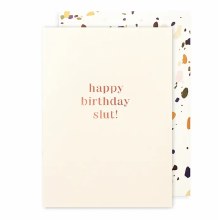 Card HB Slut BDay Card