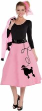 Poodle Skirt Fuchsia Adlt L